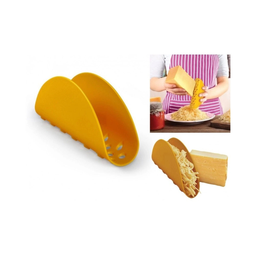 Trade Shop - Grattugia A Forma Di Taco Tacos Gratta Formaggio Verdure In Plastica Grate -