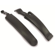 Trade Shop - Set 2 Parafanghi Per Bicicletta 24 - 26'' Parafango Anteriore E Posteriore Nero -