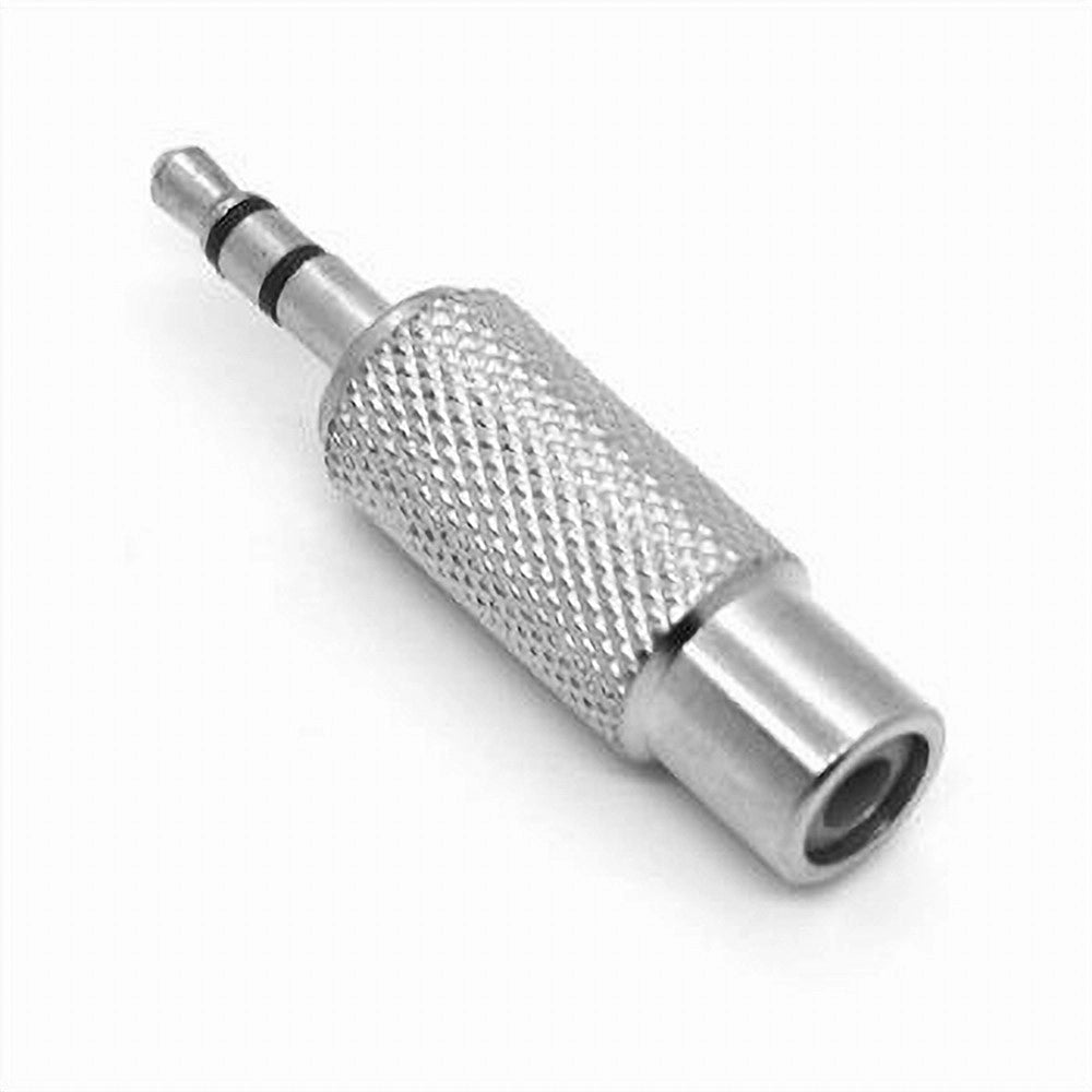 Trade Shop - Set 2pz Connettore Adattatore Audio Stereo Rca Femmina A Aux 3,5mm Maschio C-091 -