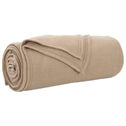 Coperte da Pile 24 pz Cammello 170 x 130 cm Panno