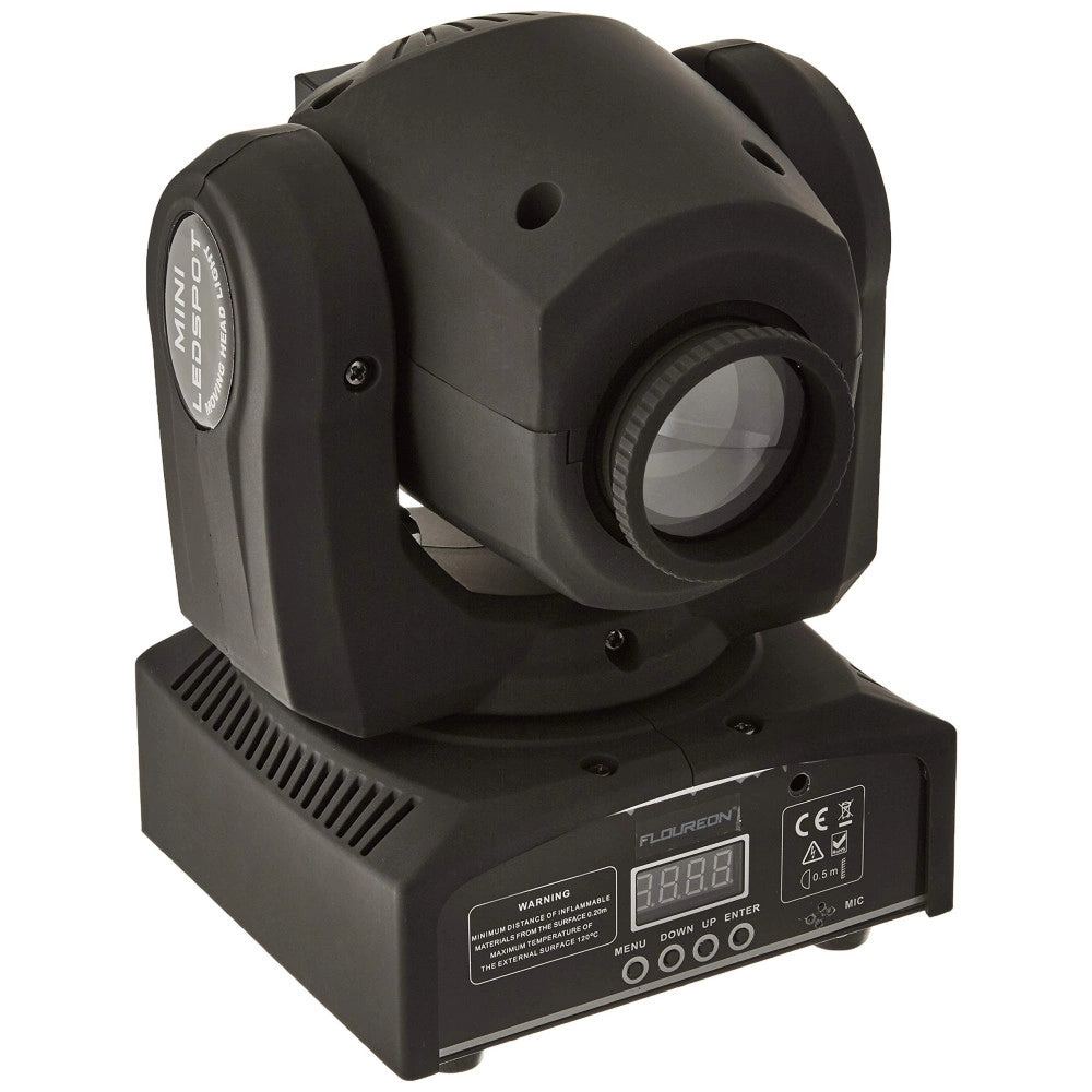 Trade Shop - Mini Moving Head Led Spot 30w Cree Gobos Dmx Sound Dj Effetti Luce Disco Party -