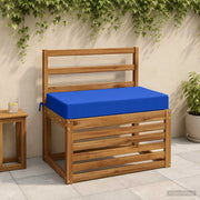 Cuscino per la seduta SOEST 100% Poliestere Blu Reale 946892