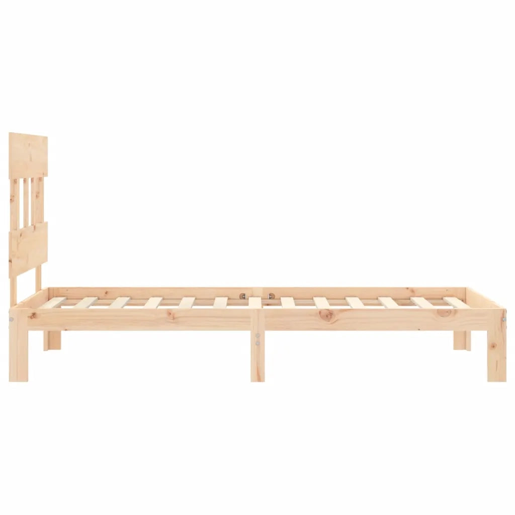 Giroletto senza Materasso 90x200 cm in Legno Massello di Pino 3193581