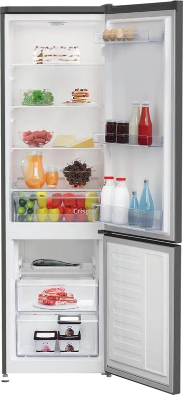 BEKO FRIGORIFERO COMBINATO GRIGIO LIBERA INSTALLAZIONE CRISTALLO INFRANGIBILE RCSA300K40GN