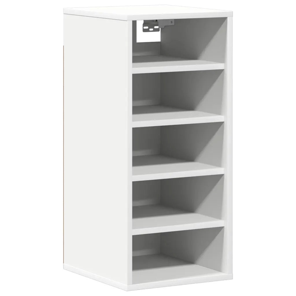 Scarpiere 2 pz Bianche 31,5x35x70 cm in Truciolato