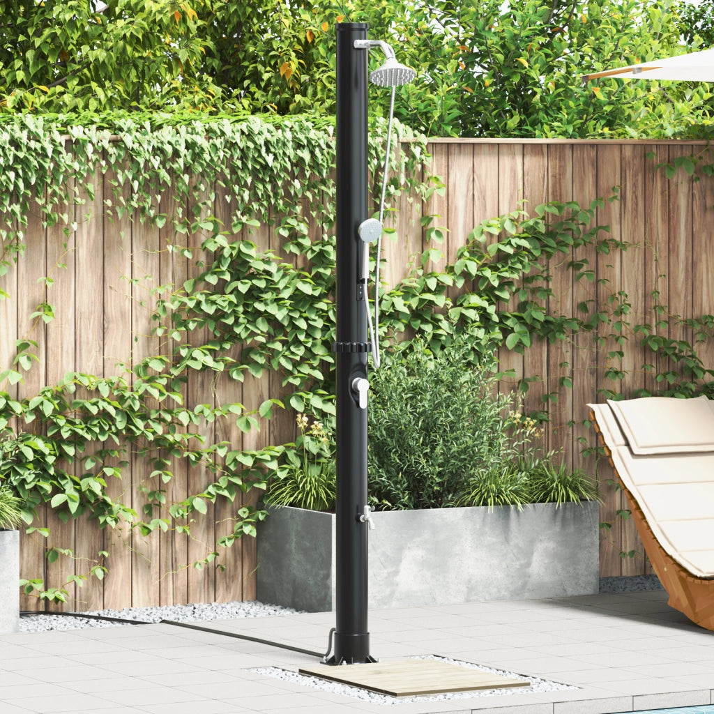 Doccia Solare da Esterno con Soffione Portatile 217 cm 20 L