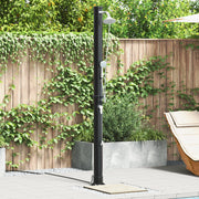 Doccia Solare da Esterno con Soffione Portatile 217 cm 20 L