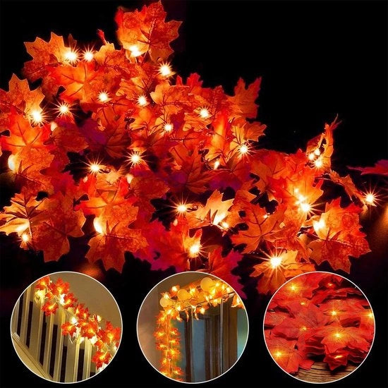 Decorazione d'Autunno Lanciobacche di Quercia 30 Foglie di Quercia - Decorazione d'Autunno Decorazione di Natale Festa di Halloween Decorazione da Tavola