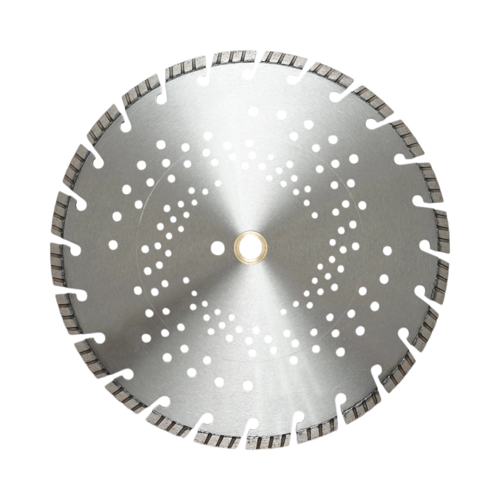 Disco diamantato turbo segmentato 350x30mm, segmento 10mm per cemento armato, pavimentazioni, archi, pietra dura Breckner Germany