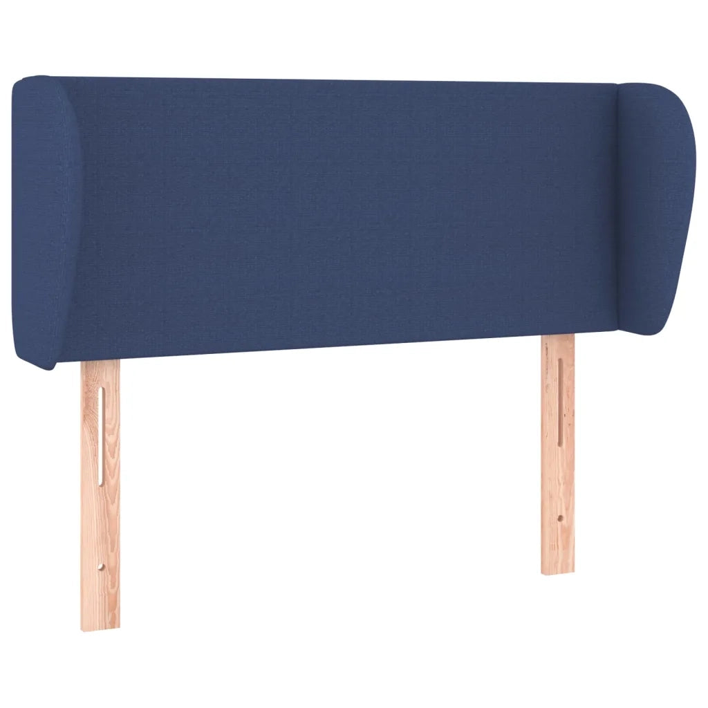 Testiera ad Orecchio Blu 93x23x78/88 cm in Tessuto 3116852