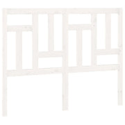Testiera | Testata per Letto Bianca 145,5x4x100 cm Legno Massello di Pino