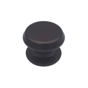 Pomolo fisso per porta SAGUATTI 177/80IB in alluminio marrone opaco