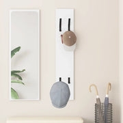 Appendiabiti a muro A parete Bianco 20 x 1,5 x 100 cm 874459