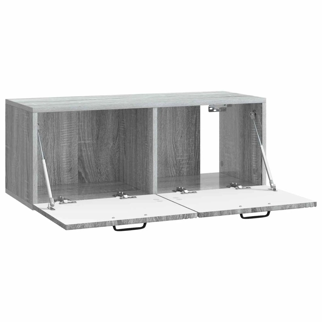 Mobile Porta TV da Muro Grigio Sonoma 78,5 x 31 x 30 cm