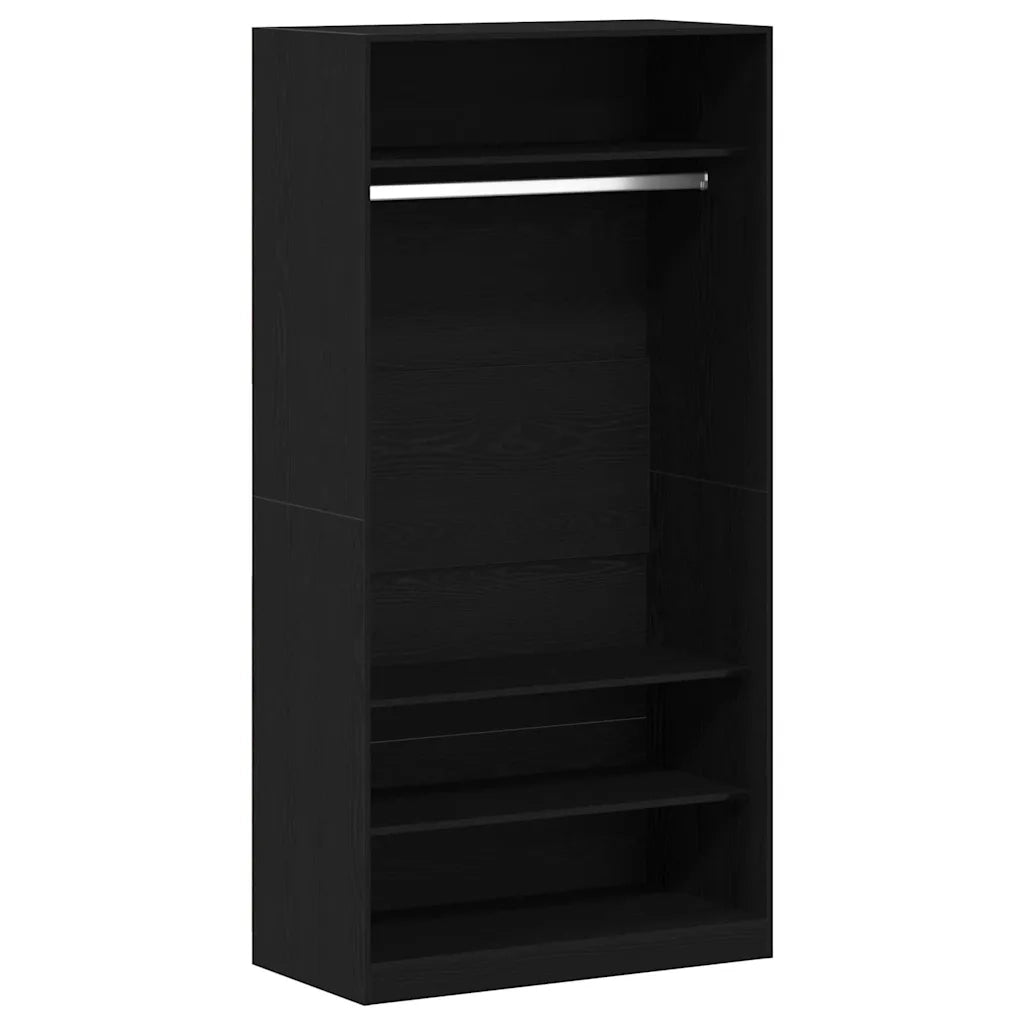 Guardaroba Rovere Nero 100 x 50 x 200 cm Legno ingegnerizzato 3329297