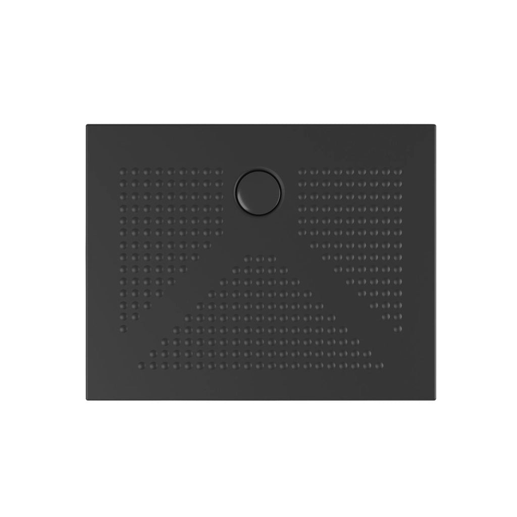 Piatto doccia rettangolare in ceramica 80X120 NERO OPACO H 3.6 cm - AFRICA