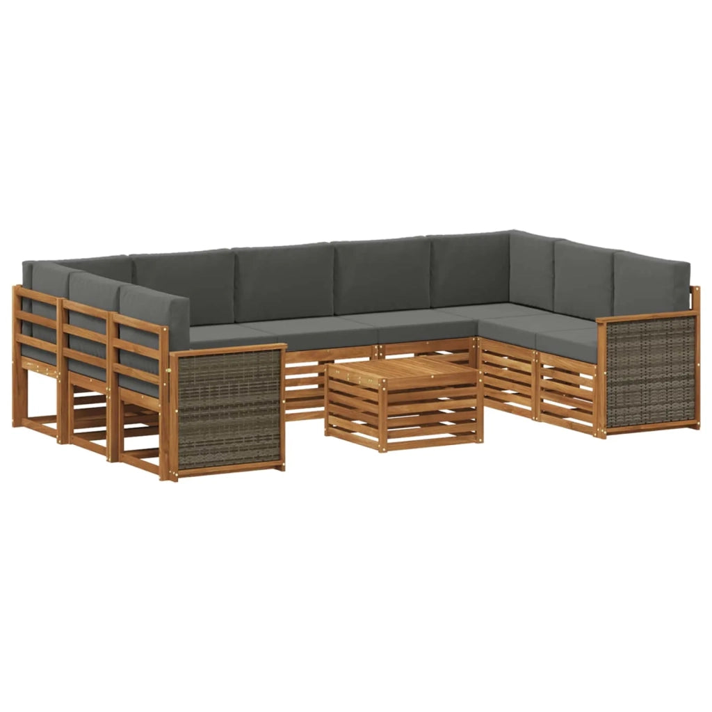 Set divani Legno di Acacia Massello 3384858