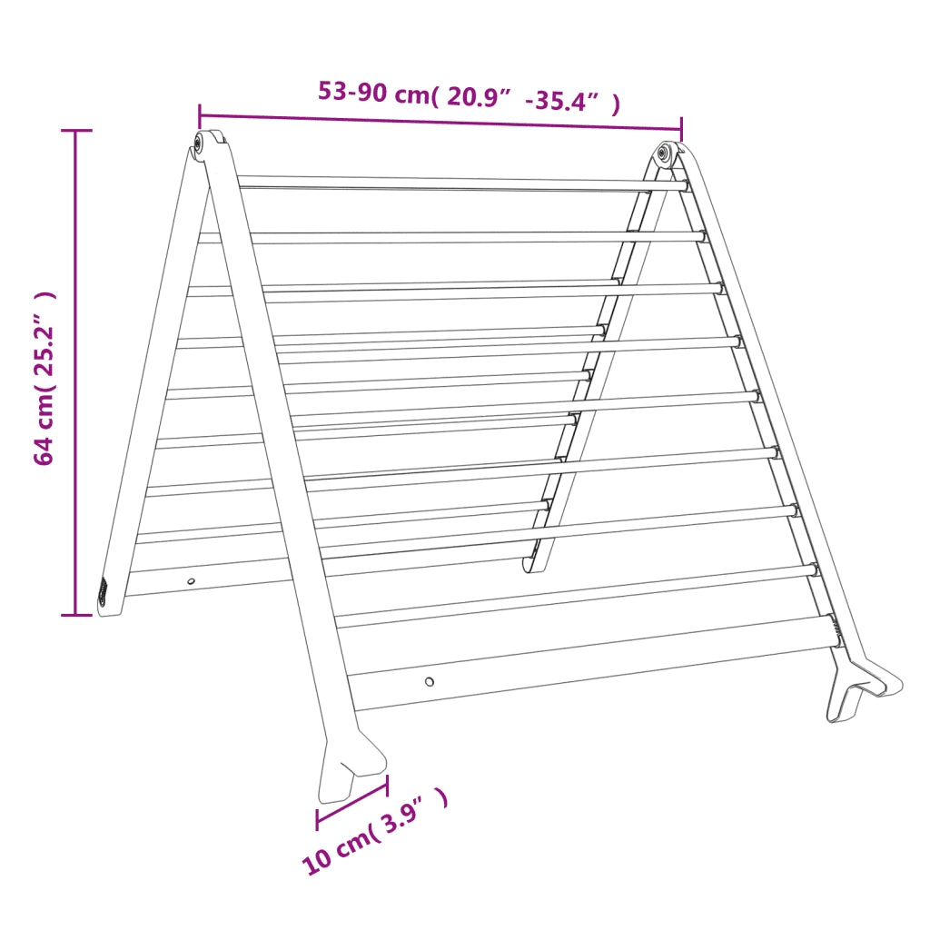 Stendibiancheria Vasca da Bagno Estensibile 53-90 cm Alluminio 154602