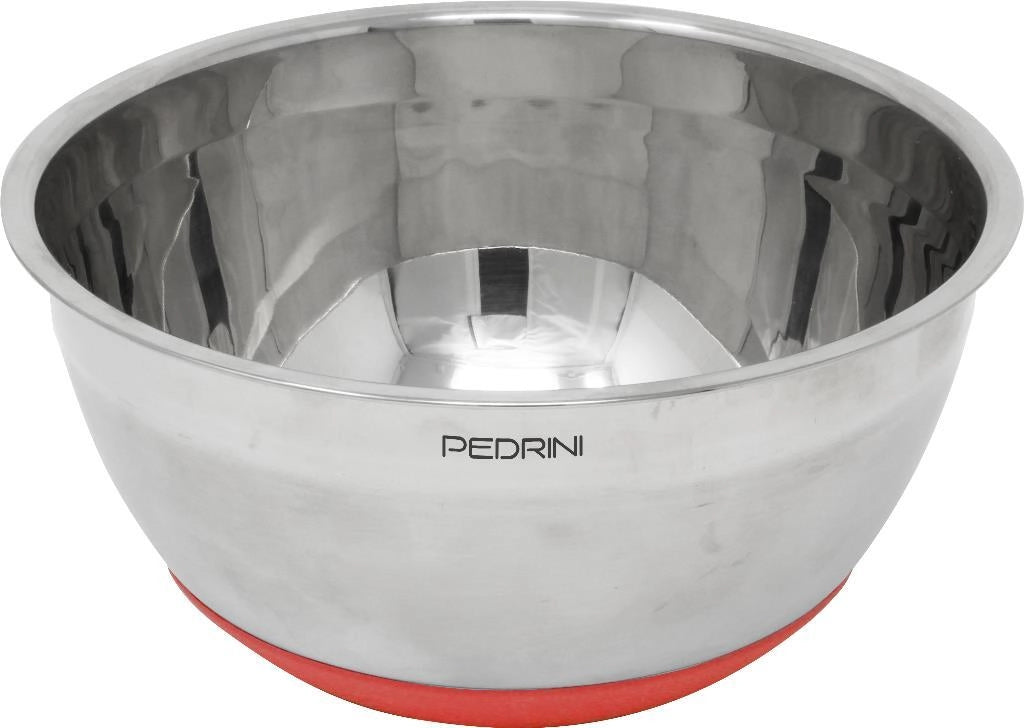 Insalatiera ciotola in acciaio inox e silicone 16 cm pedrini