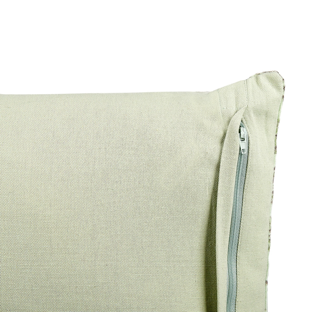 Cuscino in velluto con motivo floreale 45x45 cm verde stile boho camera da letto soggiorno