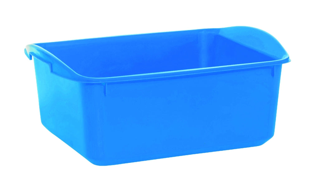 BACINELLA RETTANGOLARE PER IL BUCATO DA 30CM CAPIENZA 10LT COLORE AZZURRO