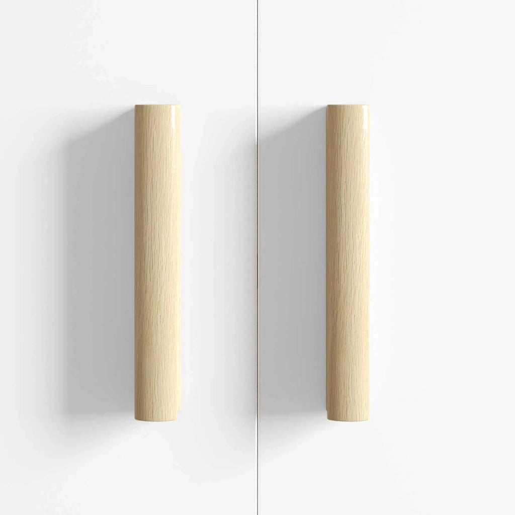 Maniglia Dritta 587 pz Colore Legno Naturale 130 x 25 x 30 mm CFW8343463