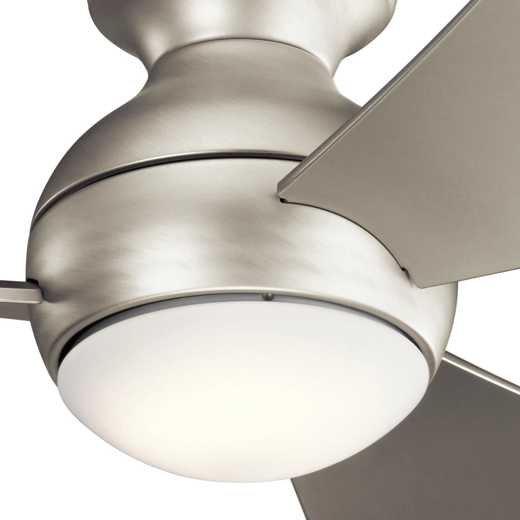 Ventilatore soffitto Sola 86cm LED 10W telecomando nichel