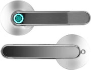 Chiave Elettronica Biometrica per Porta - Accesso Senza Chiave - Finestra Chiaro Cromo - Adatto per Casa e Ufficio