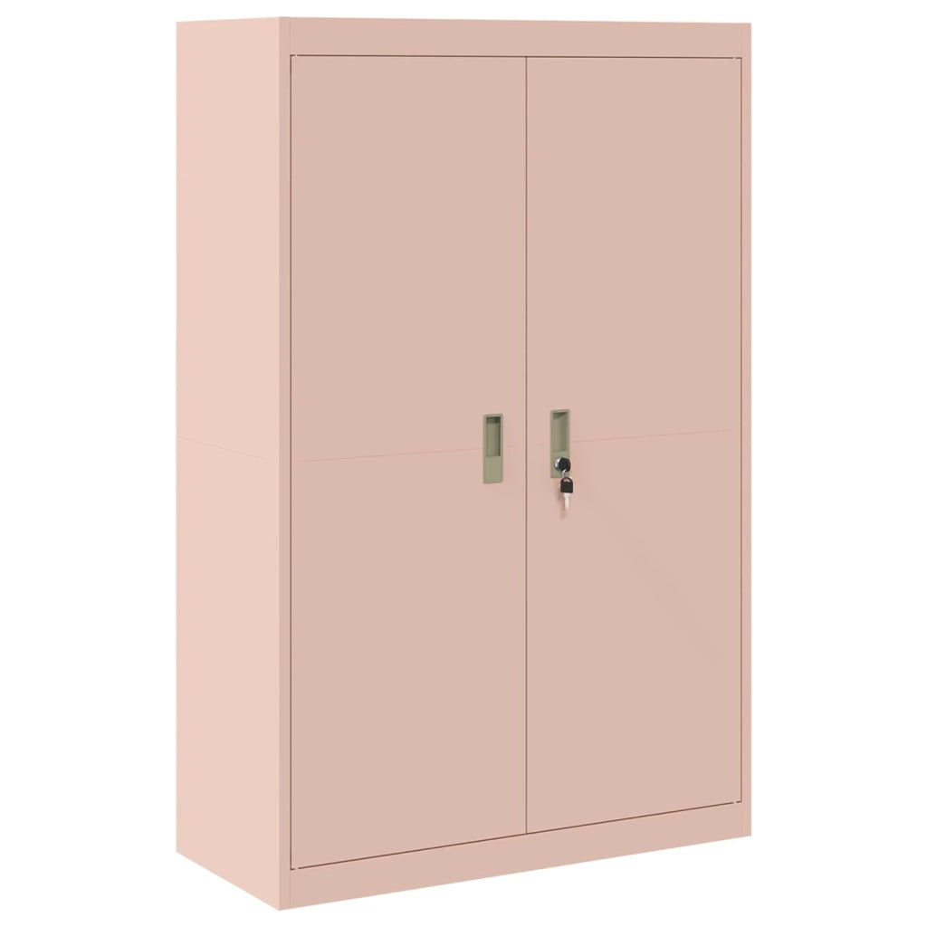 Armadio Rosa 90 x 40 x 140 cm Acciaio