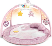 Pannello di gioco 3in1 per bambini - Coperta elettronica con proiettore stellare e luce notturna - Musica rilassante e arco da gioco - Giocattolo per bambini da 0+