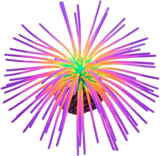 Decorazione luminosa per acquario in silicone - Imitazione sfera di stella marina - Decorazione artistica per acquario - Decorazione paesaggistica per acquario