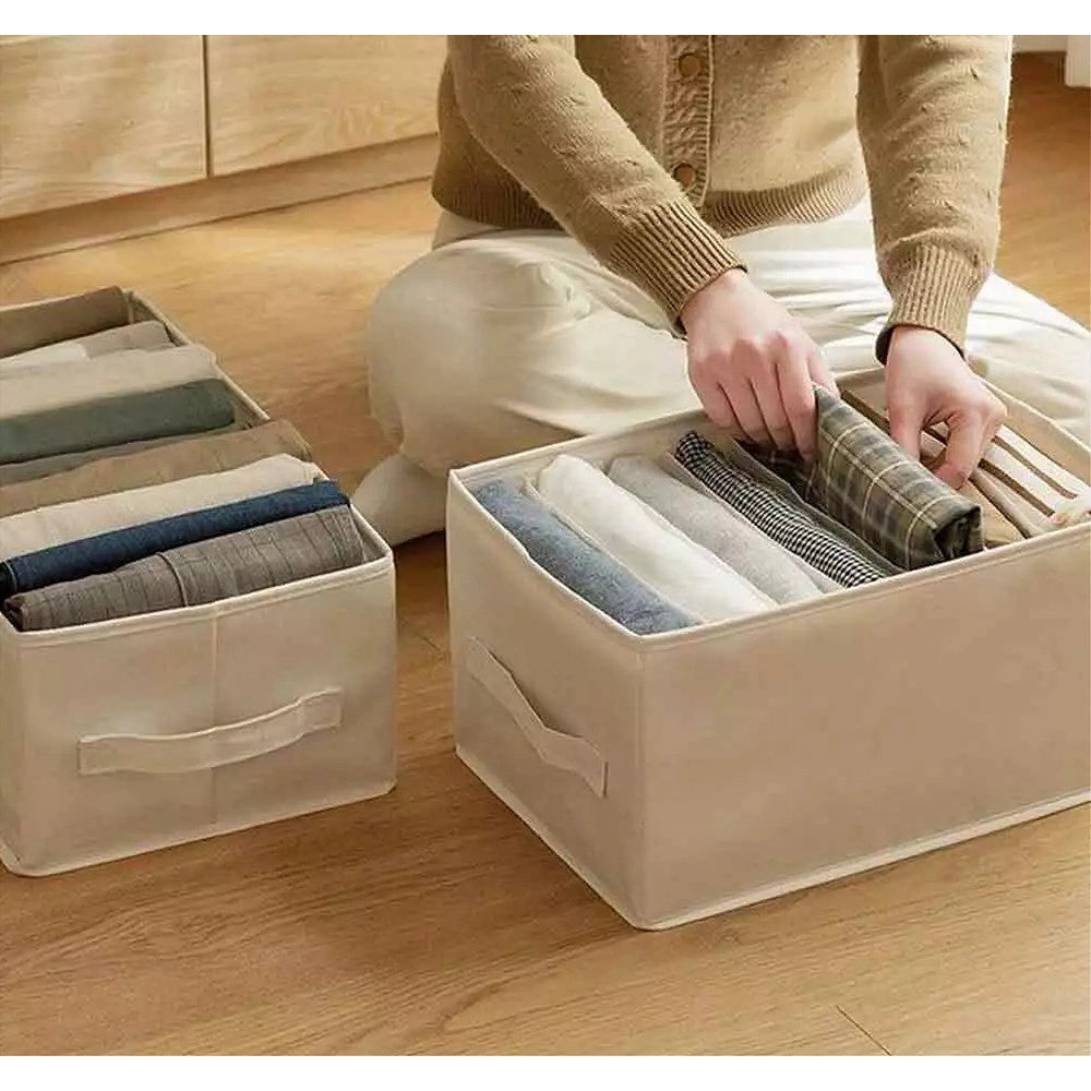Trade Shop - Organizer Salvaspazi Armadi Pieghevole 12 Scomparti Contenitore 44x20x30cm 87405 -
