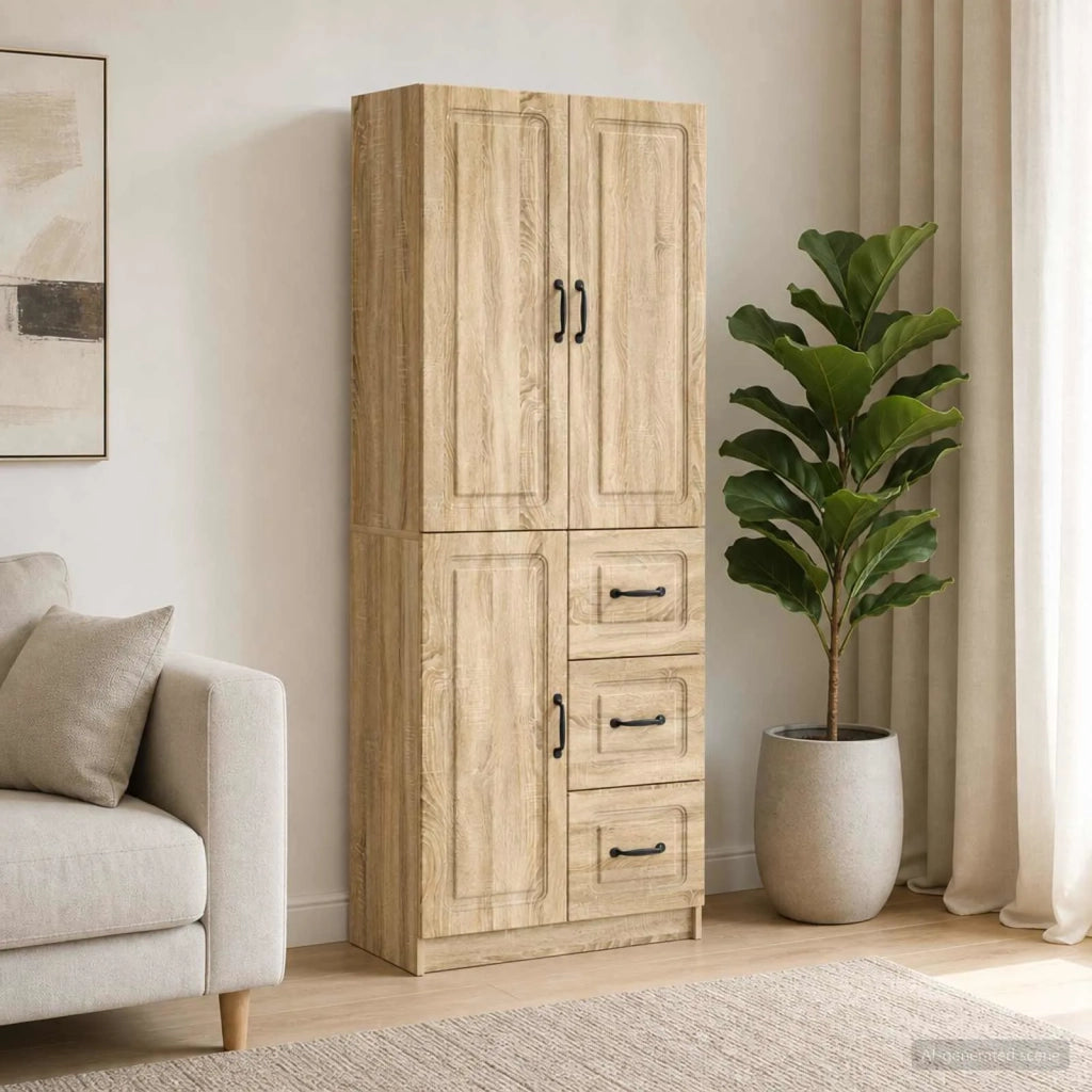 Set di armadi 2 pcs Rovere Sonoma Legno ingegnerizzato 3416981