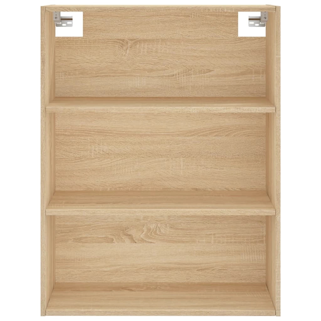 Buffet credenza cassettiera armadio mobile contenitore organizer cucina soggiorno salotto rovere Sonoma alto 69,5 x 34 x 180 cm legno ingegnerizzato marrone 02_0034173
