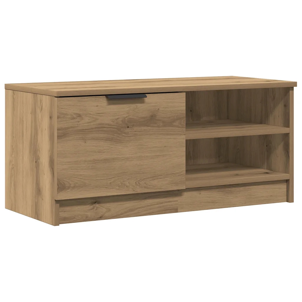 Mobili Porta TV 2 pz | Armadietto TV | Mobile Porta TV Rovere Artigianale 80x35x36,5cm Truciolato