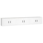 Mobile TV multimediale da parete mensola TV credenza mobile TV sala da pranzo soggiorno camera da letto 3 pezzi 80 x 34,5 x 40 cm bianco 02_0029038