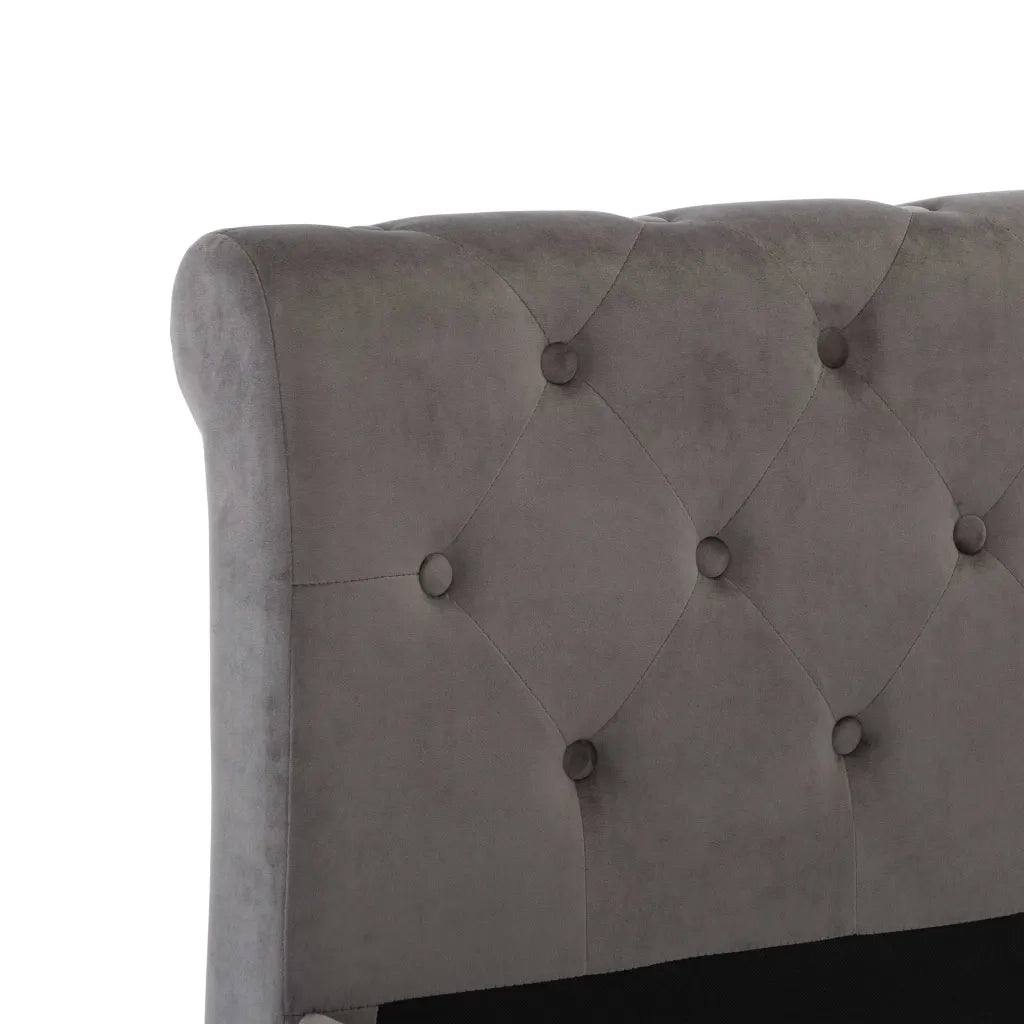 Giroletto Grigio in Velluto 160x200 cm 288561