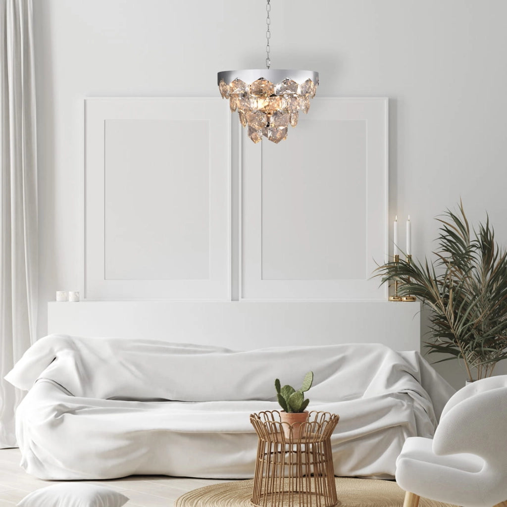 Lampadario cristallo GRACE Milagro 6xE14 cromo ML5993