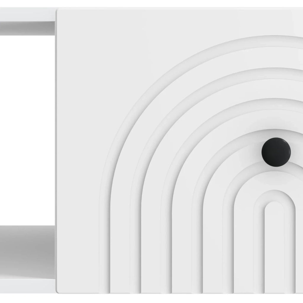 Tavolino da salotto Bianco 90 x 50 x 40 cm Legno ingegnerizzato 894265