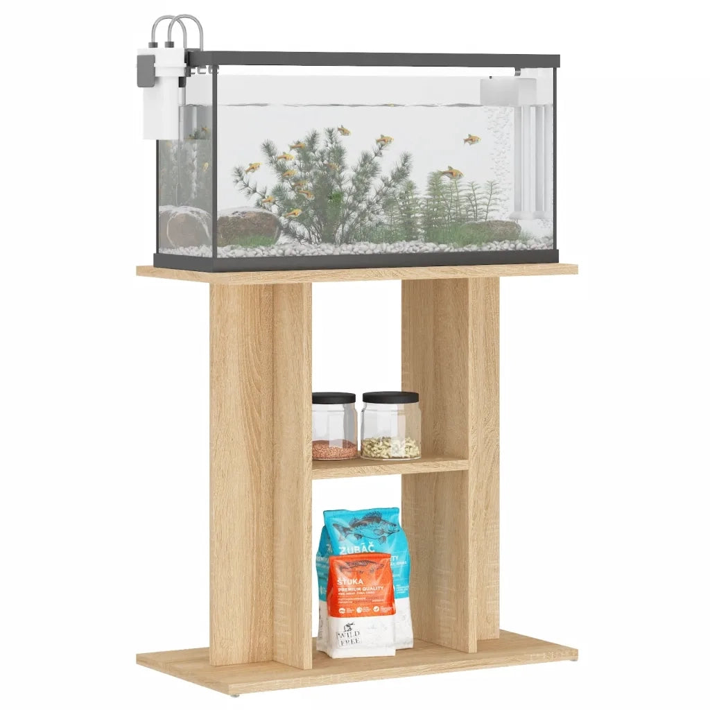 Supporto Acquario 60x30x60cm in Legno Multistrato Rovere Sonoma CFW8132134