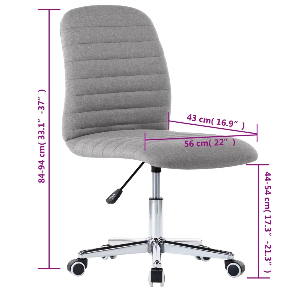 Sedie da Pranzo 2 pz Grigio Chiaro in Tessuto cod mxl 29089
