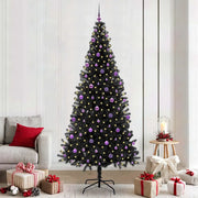 Albero di Natale con 300 LED con supporto Nero 240 cm PVC 3396502