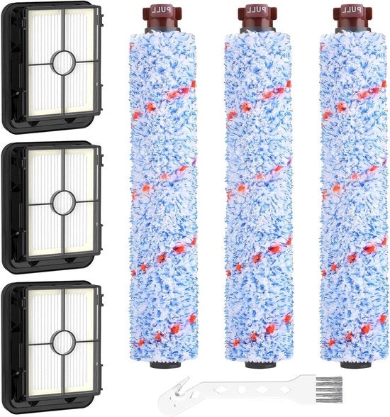 Accessori per aspirapolvere - 3 setole multi-superficie e filtri - Adatto per Bissell CrossWave - Accessori per aspirapolvere per pulizia efficiente