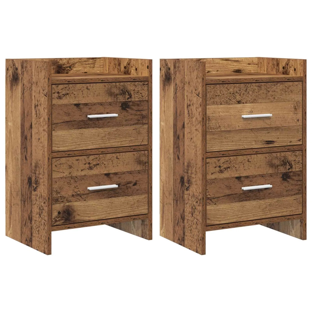 Comodini 2 pcs Legno antico 40 x 30 x 60 cm 8010976