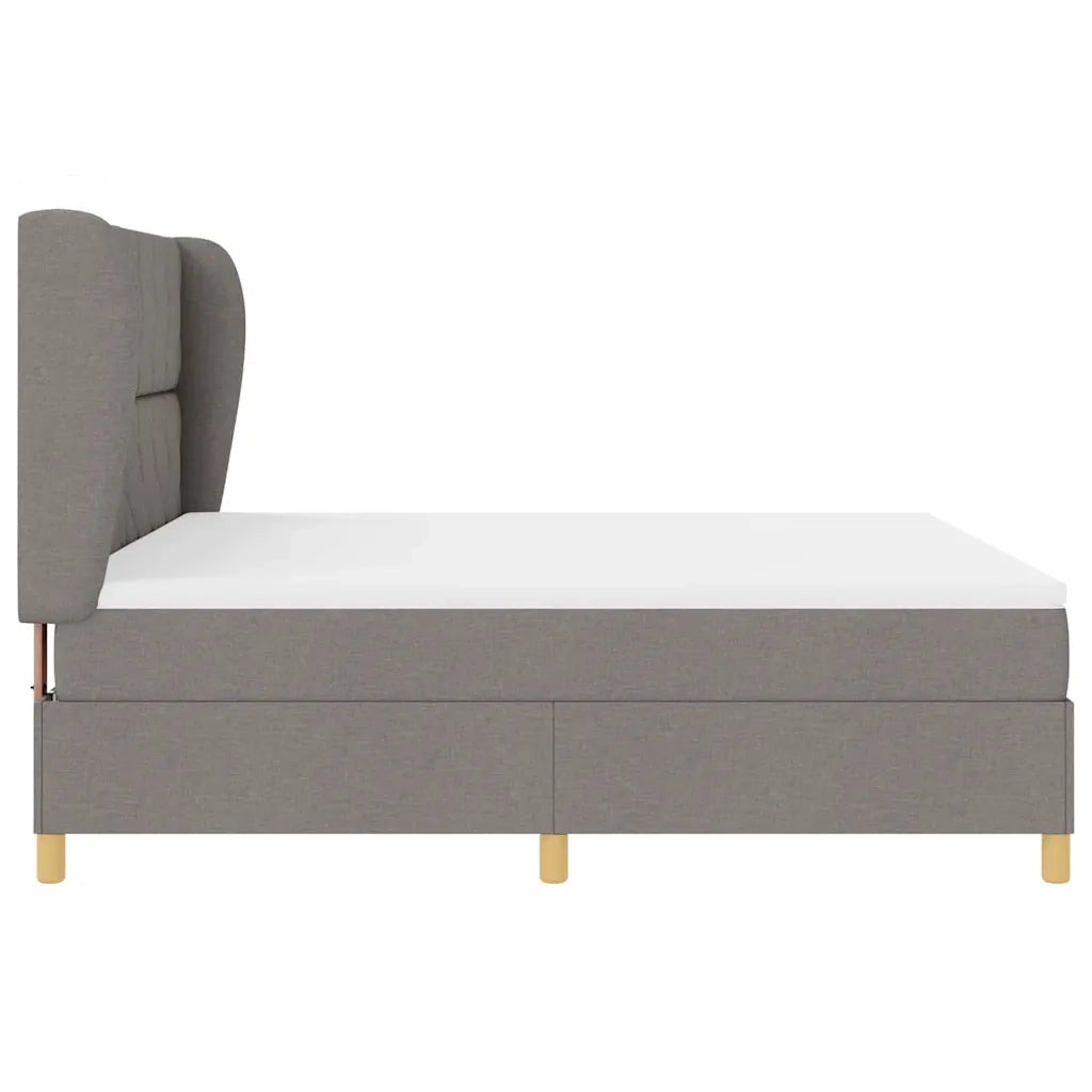 Letto a molle con testiera Talpa 200 x 180 cm Tessuto 3340834