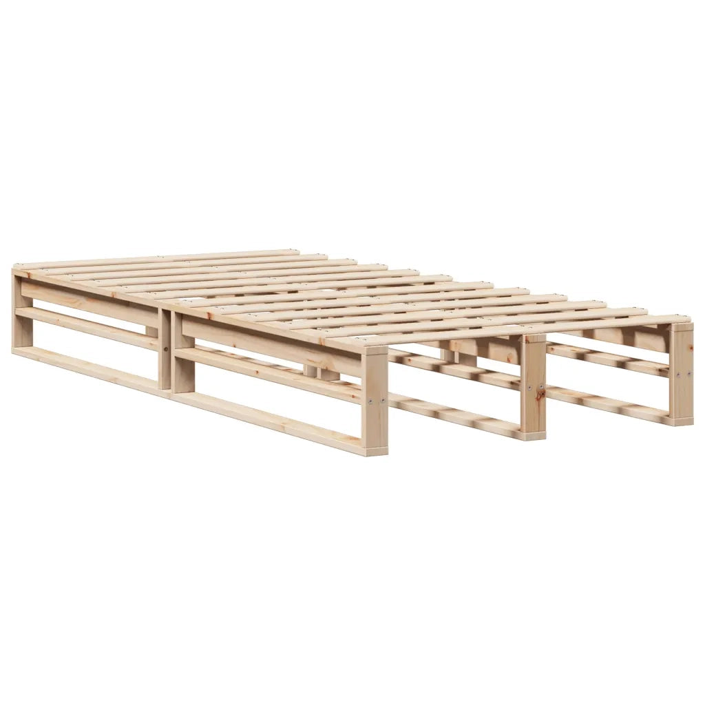 Letto senza Materasso 90x200 cm in Legno Massello di Pino 850833