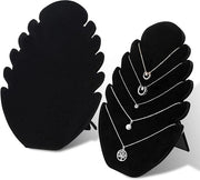 Set di 2 standard per catenina in tessuto nero per tenere catenine e accessori