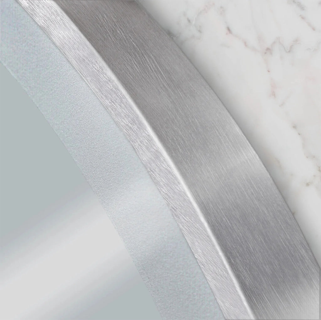 Specchio Led 90cm Mmj Brush Silver