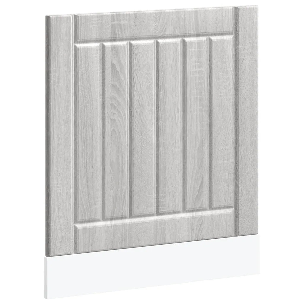 Pannello Lavastoviglie Lucca Grigio Sonoma in Legno Multistrato 853903