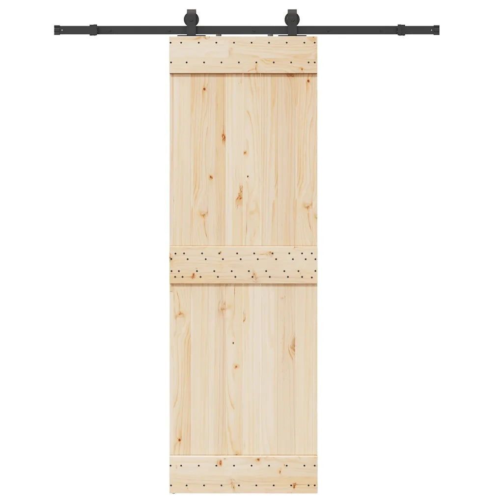Kit di Binari per Porte Scorrevoli 183 cm Acciaio Nero CFW1558851